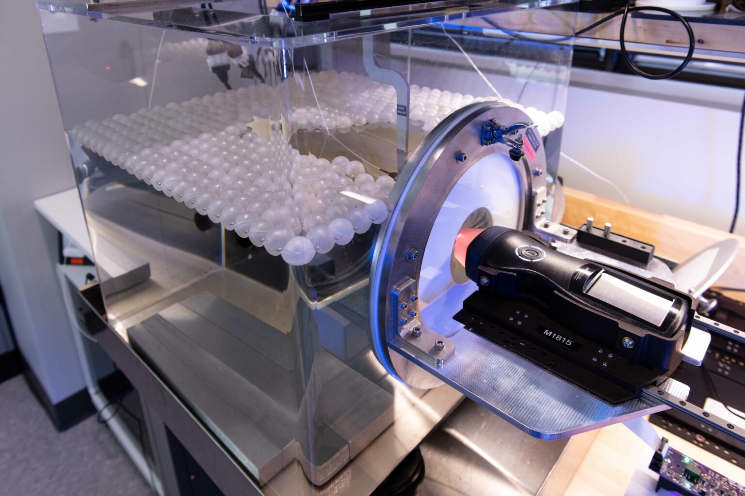 Curative Sound lab testing the CS PRO device