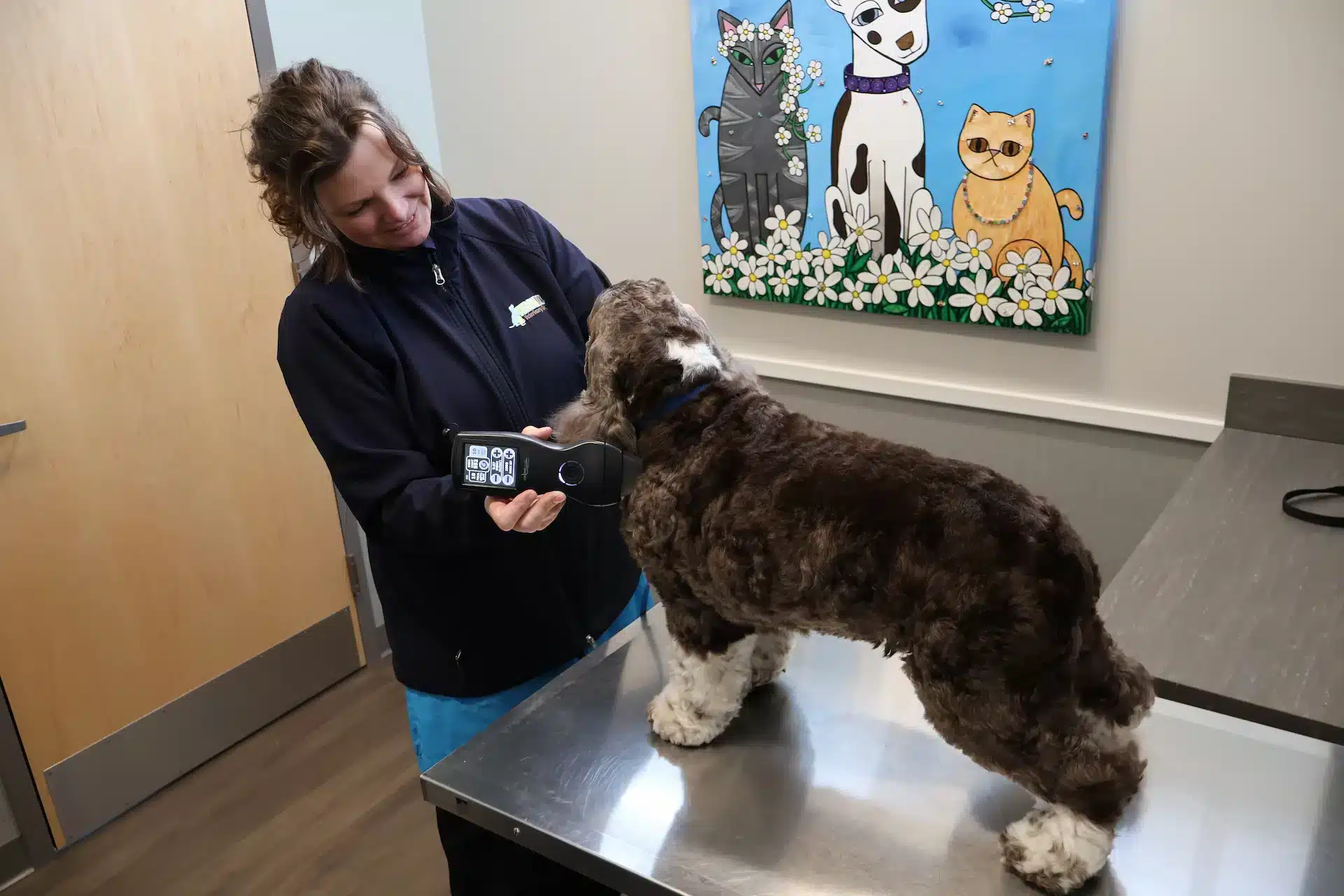 curative sound women and dog (1)